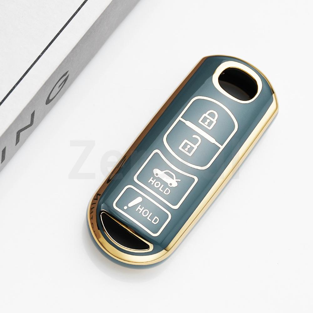 4 Buttons Auto Keyless Shell Fob Holder Soft Tpu Car Key Case For Mazda 2 3 6 Demio Atenza Axela Cx-5 Cx5 Cx-3 Cx7 Cx-9 3 4 Cx30