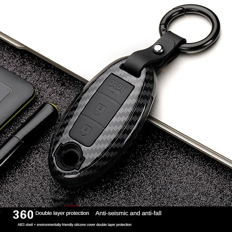 Auto-Fernschlüsseletui für Nissan Rogue XTrail T32 T31 Qashqai J11 J10 Kicks Tiida Pathfinder Murano Juke Versa Note Infiniti