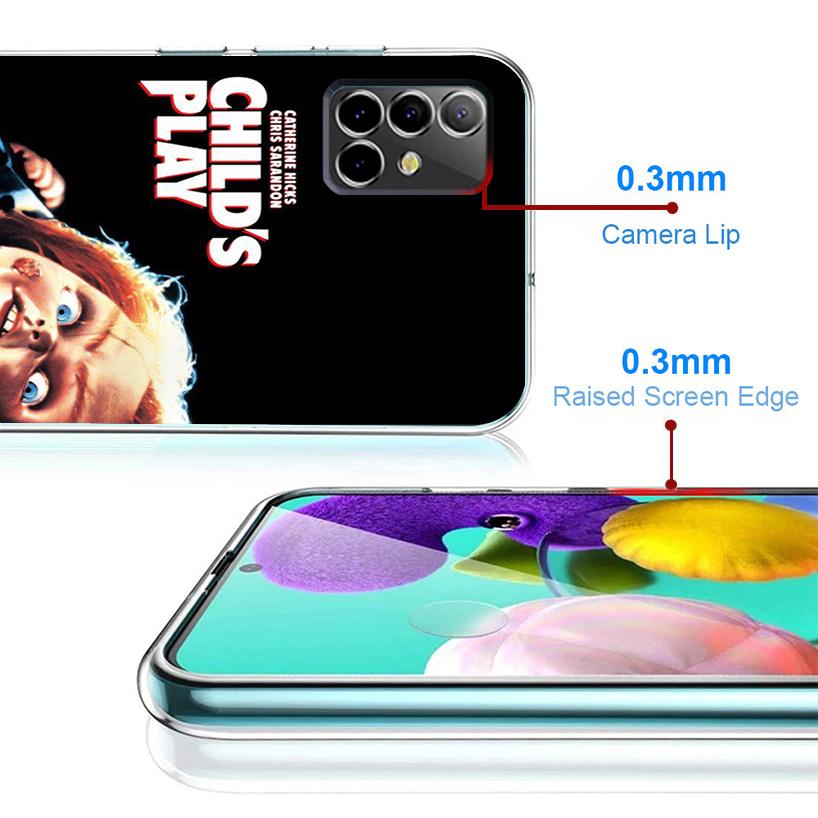 Chucky Child's Play Phnoe Case for Samsung Galaxy A17 A37 A57 A16 A26 A36 A56 A15 A14 A13 A55 A54 A53 A35 A34 A33 A25 A24 A23 A5