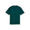 Puma Letter Print Loose Casual Sports Crew Neck Short Sleeve T-Shirt Men Tops Green 624049-43