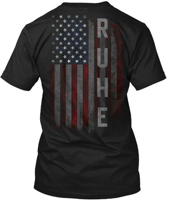 

Ruhe Family American Flag T-Shirt Made in the USA Size S to 5XL 3XL