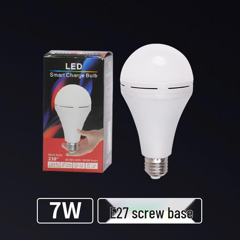 

Светодиодная аккумуляторная аварийная лампа с двойным питанием: Водостойкий, Съемный аккумулятор для перебоев в электроснабжении External Battery E27 White Light 【85V-265V】