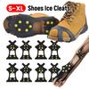 10 Teeth Climbing Crampons Anti-Slip Mountaineering Cleats Unisex Bundled Crampons Walking Hiking Accessories