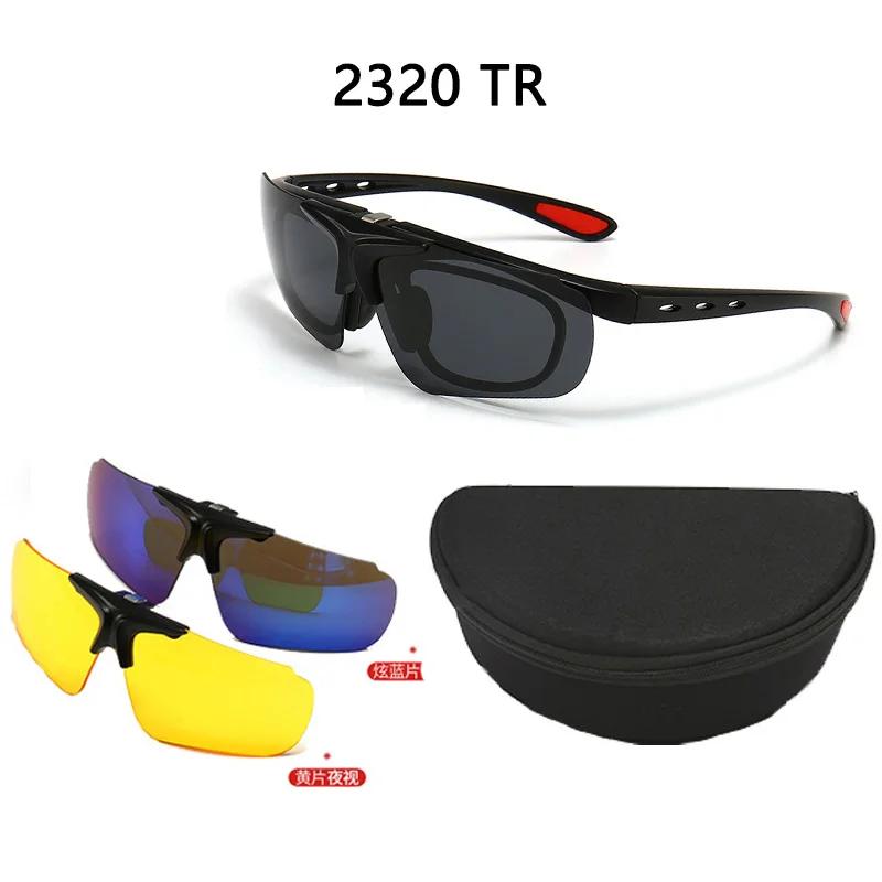 

Myopia Sport Clips Sunglasses Men Polarized Driving TR90 Optical Frame Prescription Crystal Quality Eyewear Can Custom 0