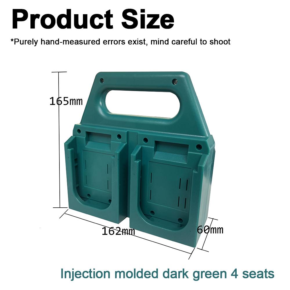Multifunctional Battery Storage Rack Mini Battery Organizer Small Battery Storage Rack Portable Battery Rack for Makita