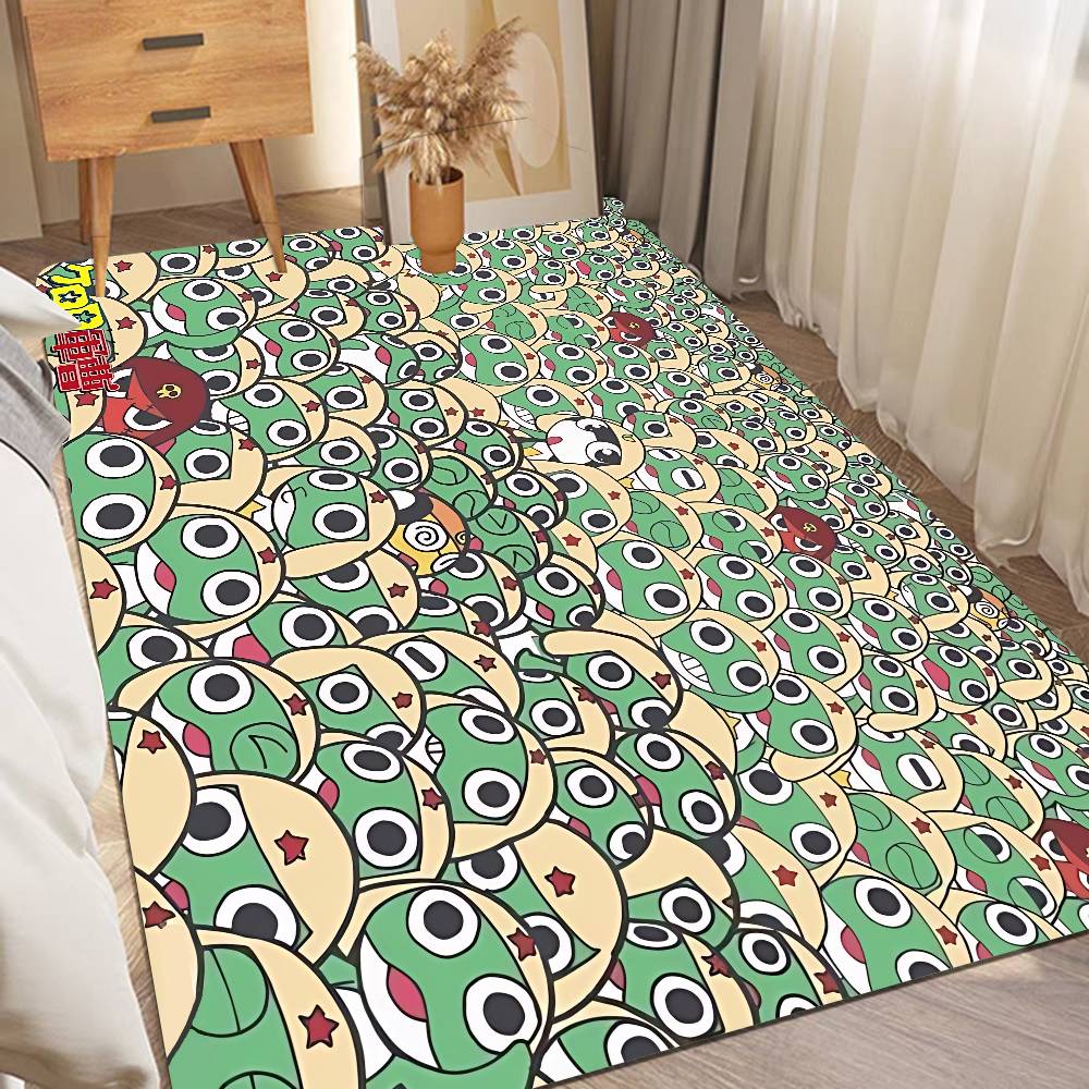 Cartoon Funny Keroro Gunsou Frog Kitchen Mat Kids Room Bedroom Decoration Balcony Anti-Slip Doormat Living Room Alfombra