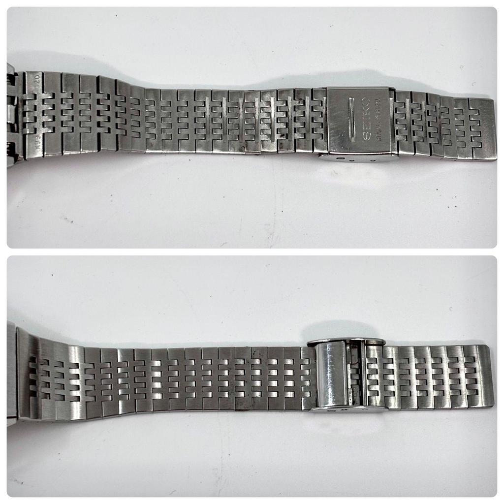 Used [Operation/Genuine Bracelet] SEIKO/SEIKO GRAND QUARTZ/Grand Quartz Day Date Snow Dial/Diamond Dust Made by Suwa Seikosha Manufactured in June