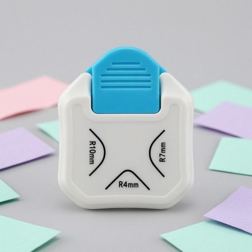 TripleFunction Corner Rounder MultiDiameter with Press Button Compact for