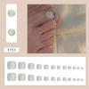 Summer Silver Glitter Flash Toenail Tips: Wearable, Removable European & American Manicure Nail Patches