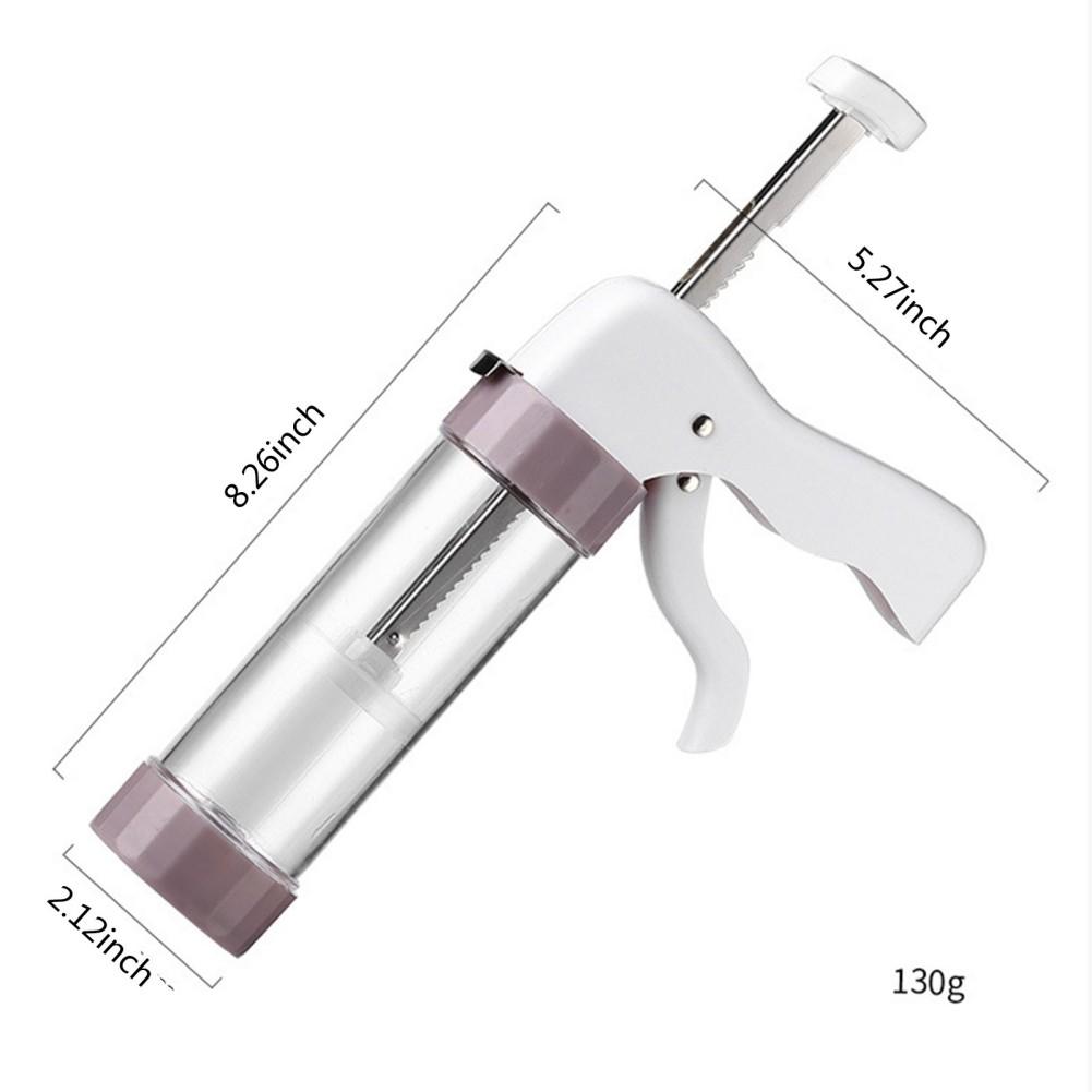 20pcs/set Cookie Press Kit Cookie Cutter Mold DIY Pastry Syringe Extruder Nozzles Piping Cream Biscuit Maker Cake Tools