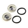 18mm Sight Glass Len & Rubber Gasket Bike Motorcycle