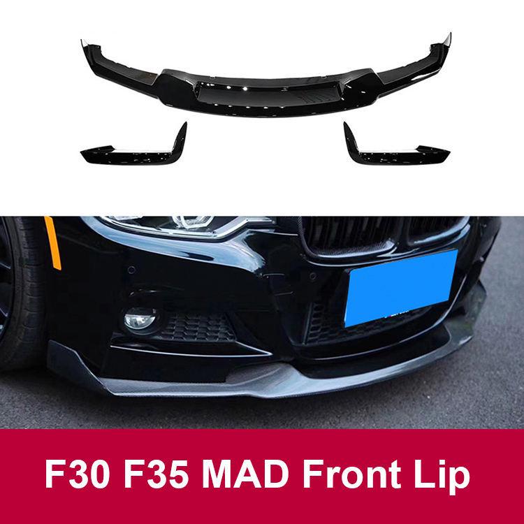 BMW 3 Series F30/F35 (2012-2018) Front Lip Wind Knife MAD Long Sport Version