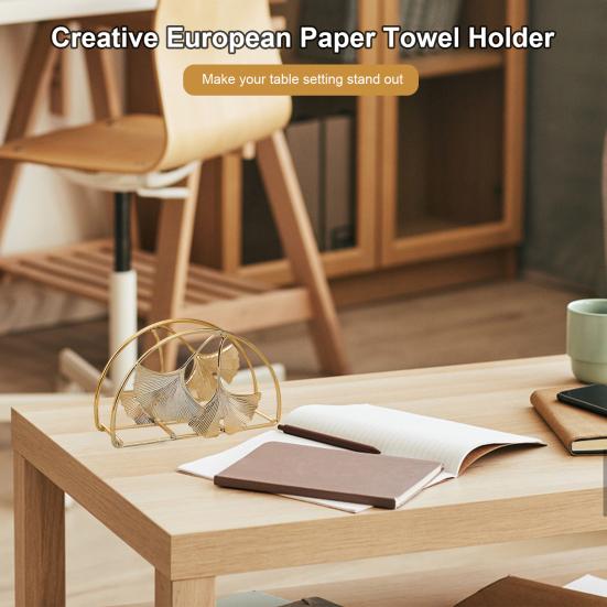 Vertical Desktop Paper Napkin Holder Stand Modern Serviette Holder Wrought Iron Napkins Holder for Table Dinner