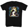 Def Leppard Band T-Shirt New 1987 Hysteria Triangle Licensed Music Black Cotton  Unisex T-Shirt