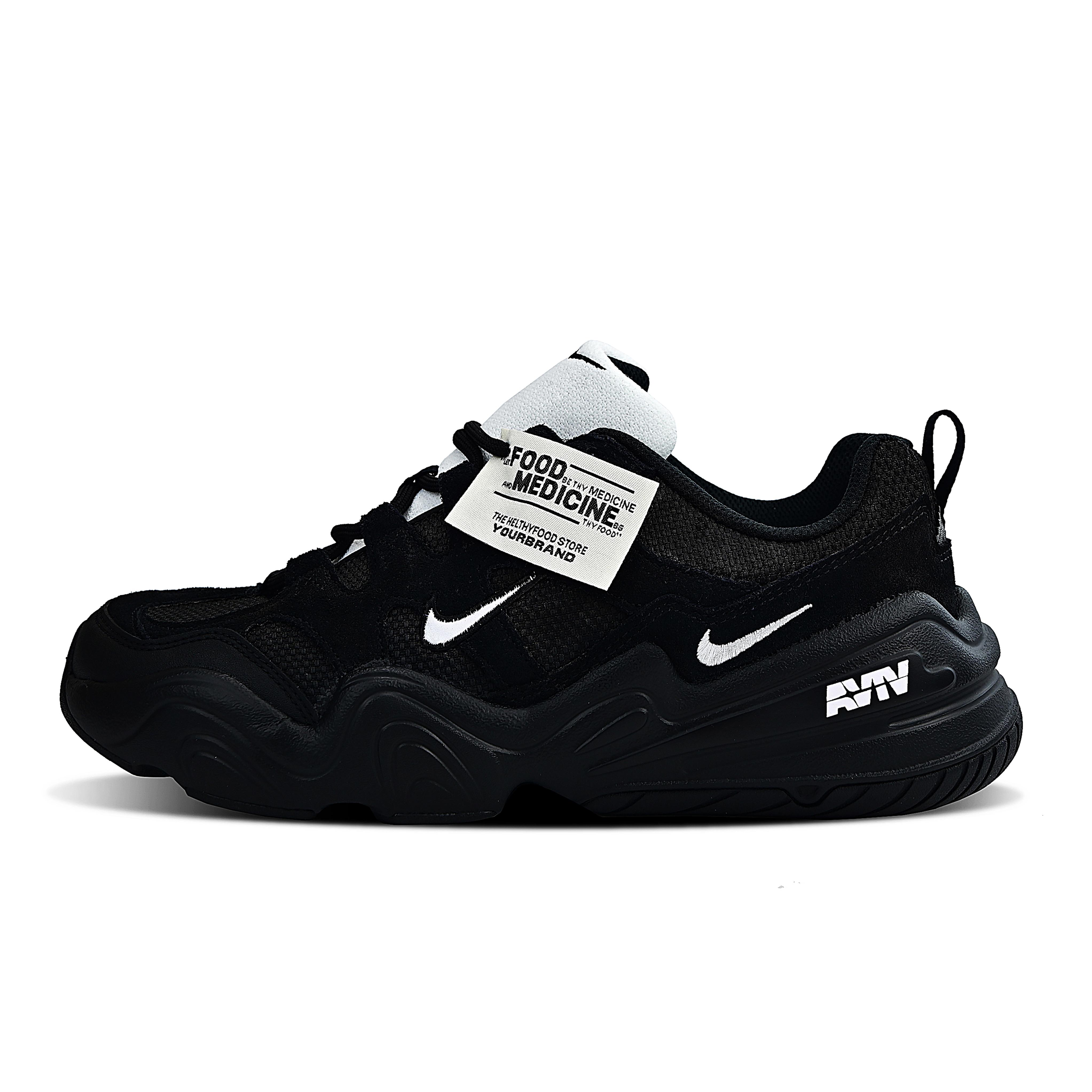 

Nike Tech Hera Tag Marker 2 Low top Chunky Sneakers Unisex Black White FJ9532-101(Team1149-2) 37.5