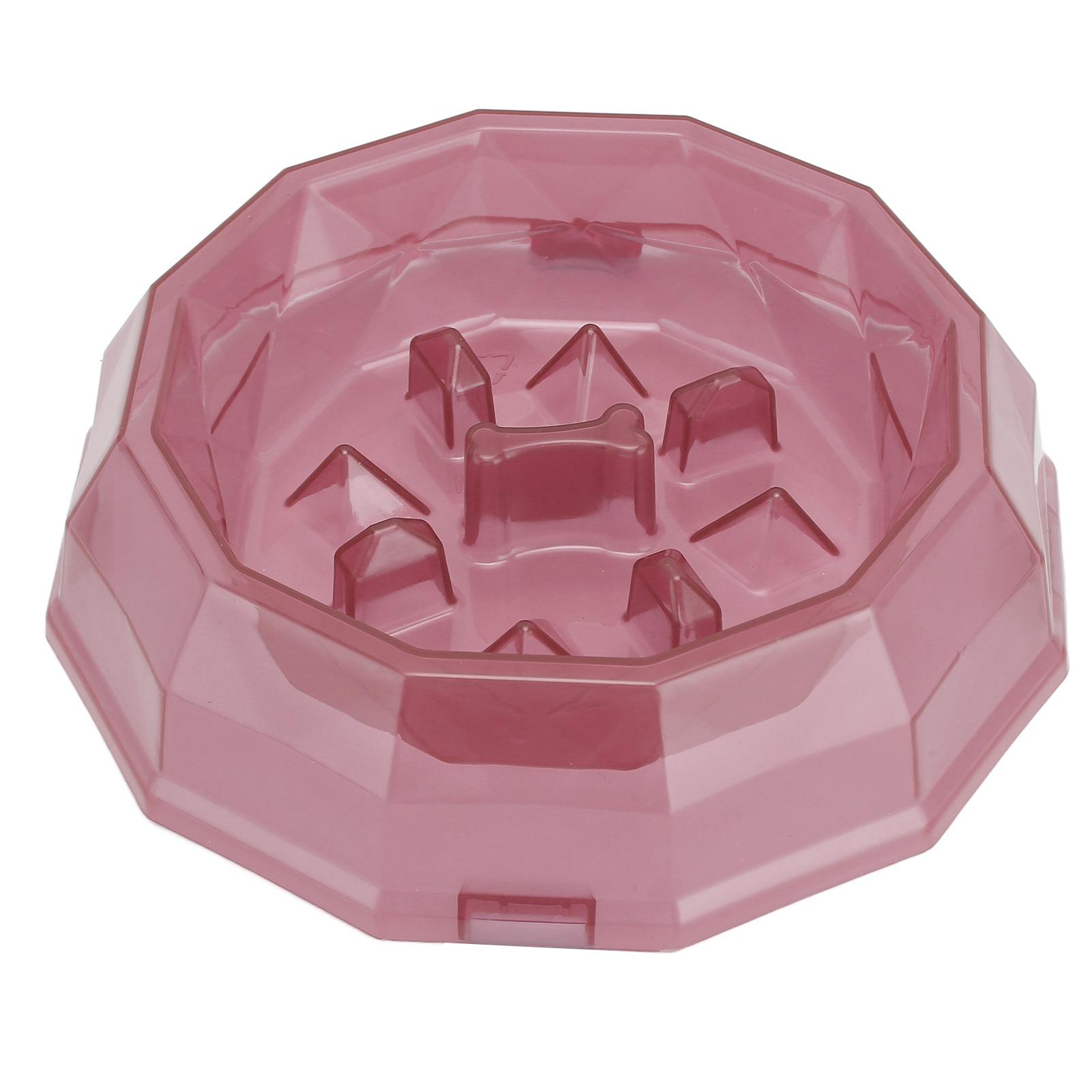 

Slow Feeder Dog Bowls Food Grade Prevent Chocking Digestive Aid Dog Slow Feeding Puzzle Bowl for Dogs Cats Purple фіолетовий