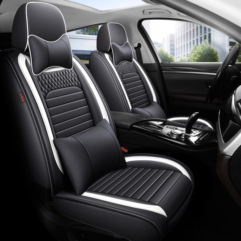 Buick Excelle GT/XT 2021 Lädersätesskydd för 13/14/15-modeller - Fullständigt skydd, Design för fem säten