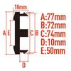 4Pcs/lot 77mm Car Wheel Center Hub Caps Universal Replacement Car Trucks Vehicle Wheel Center Rim Hubs Covers Auto Accessories