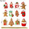 Gingerbread Man Ornaments Xmas Tree Hanging Pendant 2025 Merry Christmas Decorations for Home 2025 New Year Gift Navidad Noel