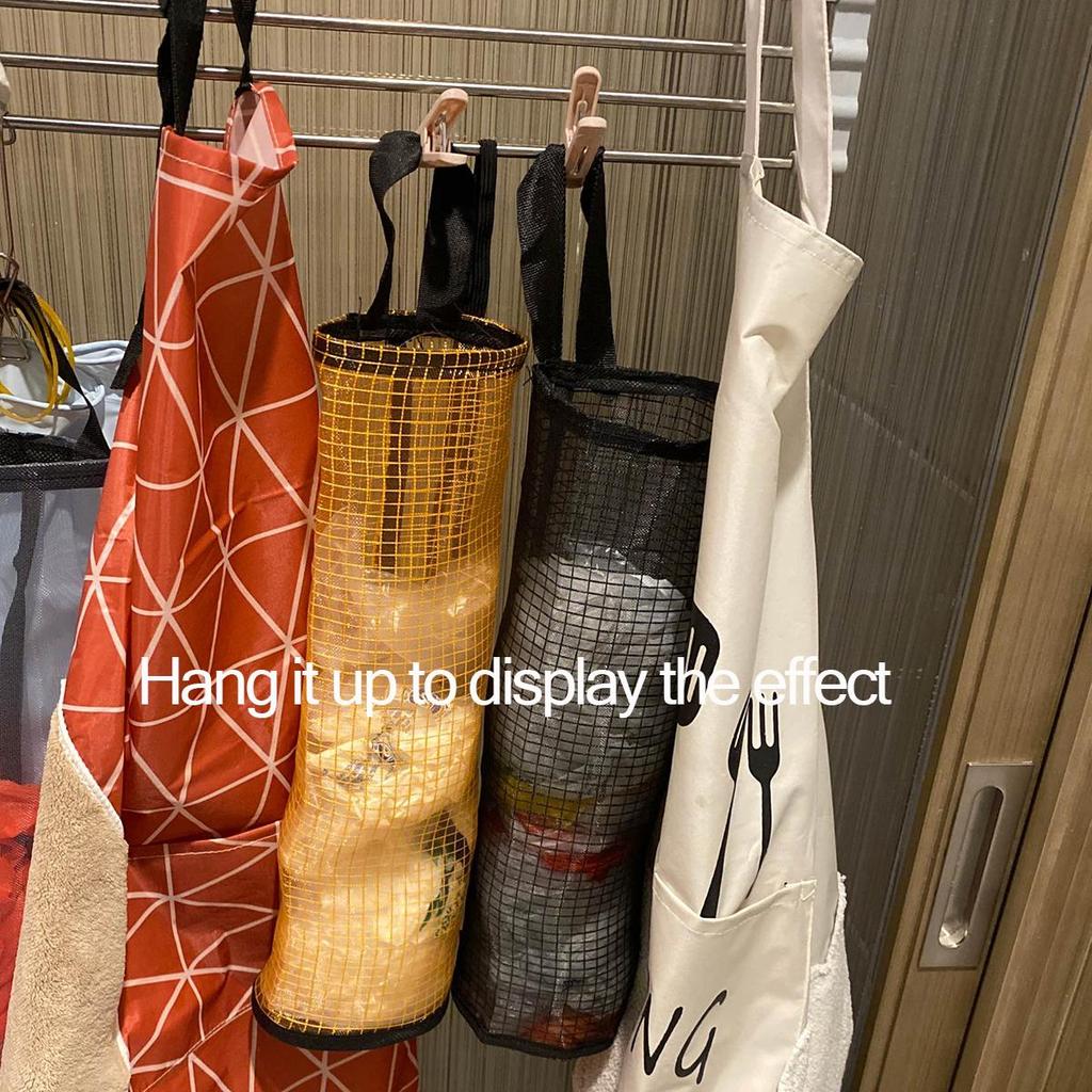 1 ks Úložný vak Nástěnný Plastový sáček Sáček na odpadky Třídicí vak Kuchyňský nástěnný úložný závěsný vak