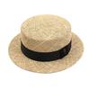 Yunibeosyeolkemiseuteuli Bau Flat Short Panama Hat Bk Raffia Hat