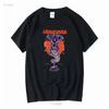 Graveyard Goat Candle Print Graphic Tee T-shirt