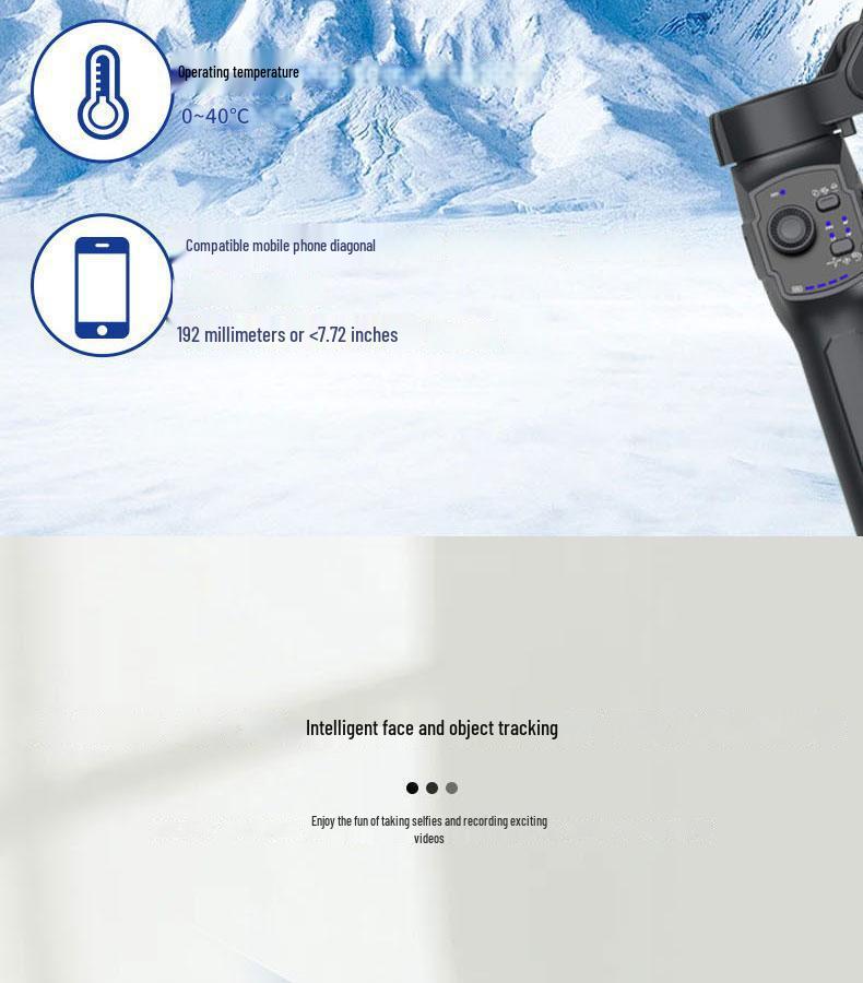 L9Lite Drei-Achsen Handy-Stabilisator für flüssige Fotografie