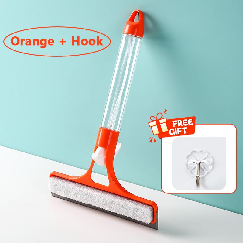 Скребок для душа 3-в-1, очиститель, ванные комнаты, чистка стекла, зеркало, с лейкой, скребок, чистка пола, инструмент для окон, водосгон