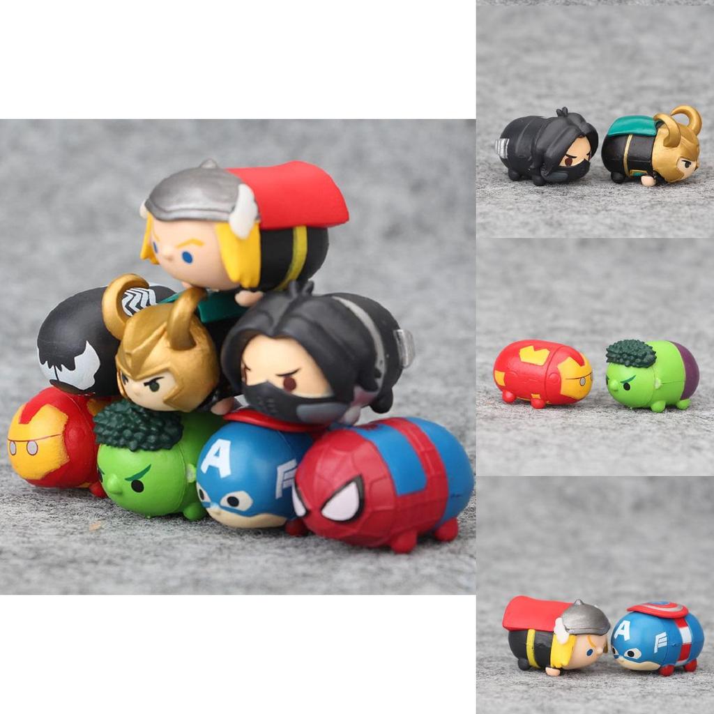Fun And Decorative Ornaments The Avengers Tsum Stack Vinyl Action Figures