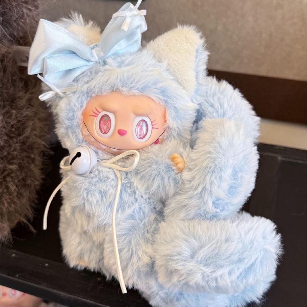 

Дев ятихвоста Лисиця Вінілова Лялька з Обличчям Дитяча Іграшка Фестиваль Подарунок на День Народження Колекція для Столу Прикраса синій