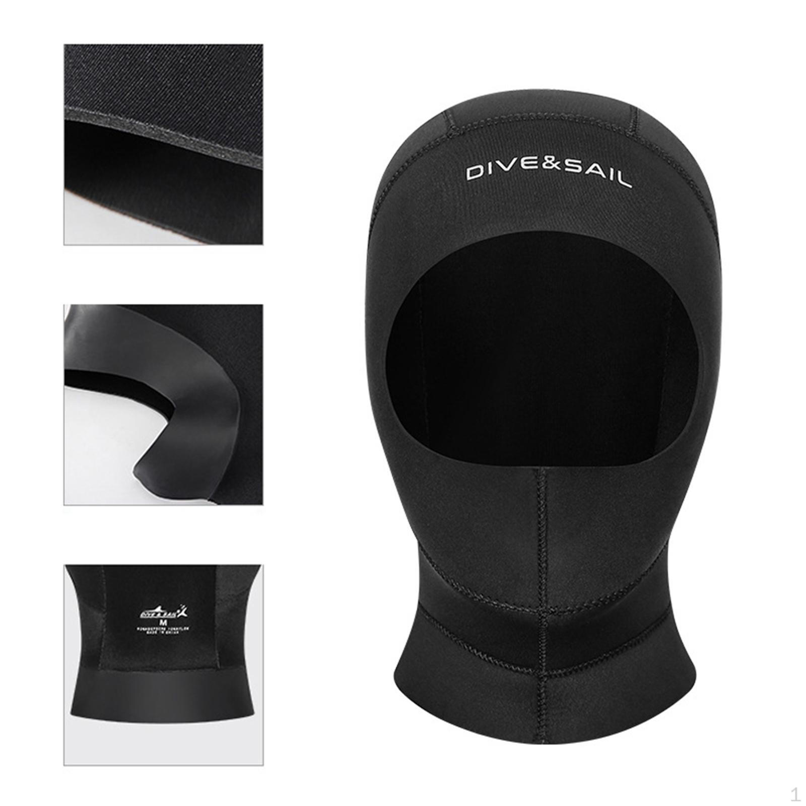 

Diving Hood 3MM Neoprene Wetsuit Dive Hat Keep Warm Durable Stretchable for Scuba Snorkeling Surfing L