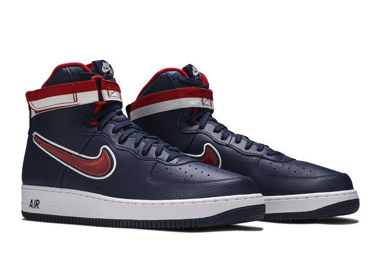 Men's Sneakers Nike Air Force 1 High Sport NBA Midnight Navy University Red Midnight Navy/University Red-White