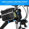 Large Capacity Bicycle Front Frame Bag with Rain Cover Bike Pannier Bag Cycling Frame Pack  Cycling