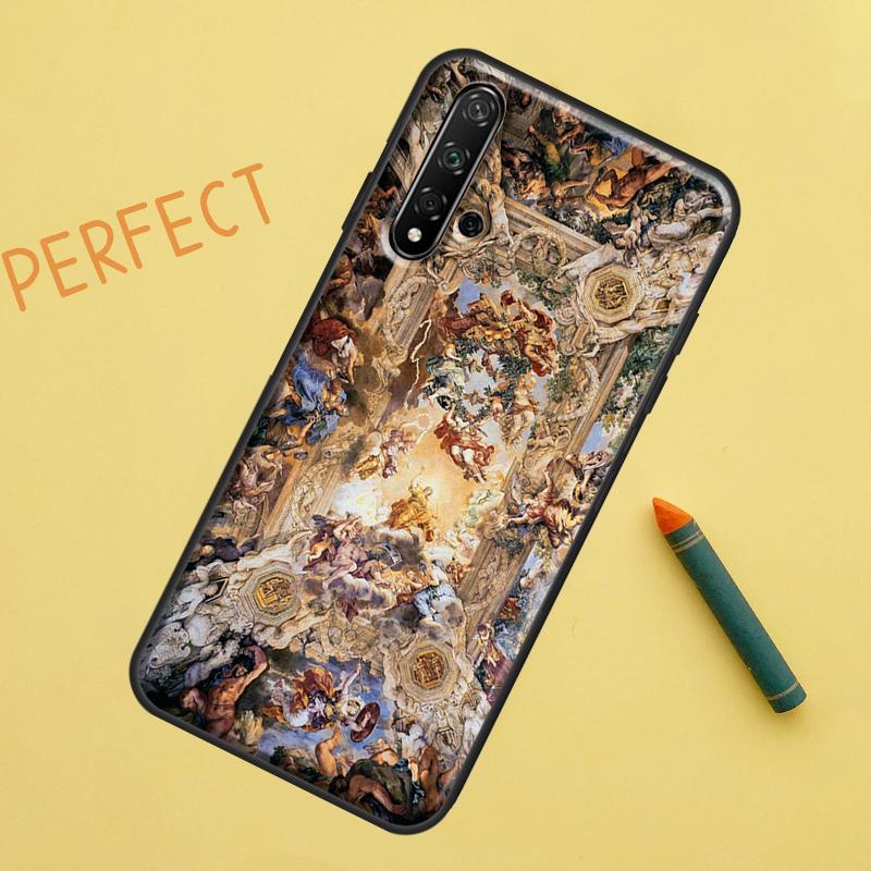Michelangelo Art Case For Huawei Nova 9 10 SE 11i 8i 7i 3i Nova 5T Y60 Y61 Y70 Y90 P20 P30 P40 Lite P60 Pro