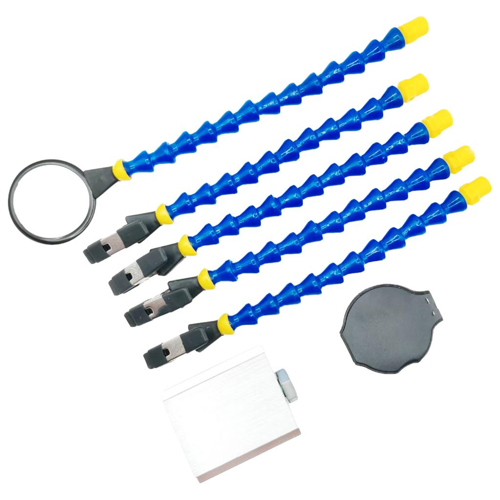 Octopus Welding Clamp with 5X Magnifier & Base PCB Soldering Holder Multi-Function Workbench Tool for Soldering/Repairing