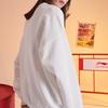 Li Ning Sweatshirts Unisex Ivory Crew Neck Moderate Regular AWDQ652-8