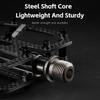 WEST BIKING 3 Bearing Carbon Fiber Bicycle Pedals Ultralight Smooth Anti-Slip Wide Platform Durable Road Bike Cycling Pedal