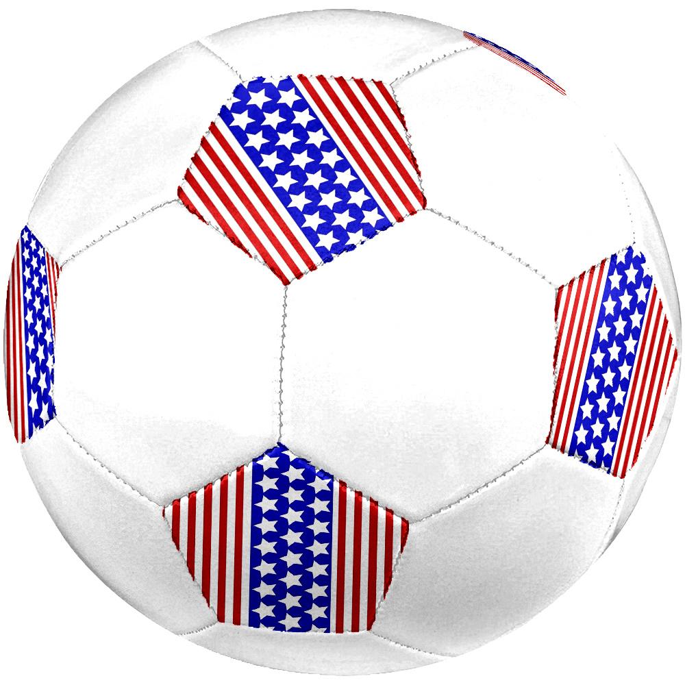 1PC American Flag Soccer Ball Size 5 Football Machine Sewn Indoor/Outdoor Universal Football W27