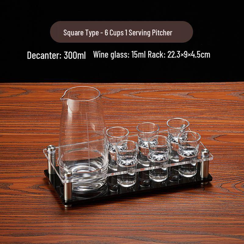Light Luxury 100ml Small-Size Wine Glass Set - High-End Design with Elegant Style
