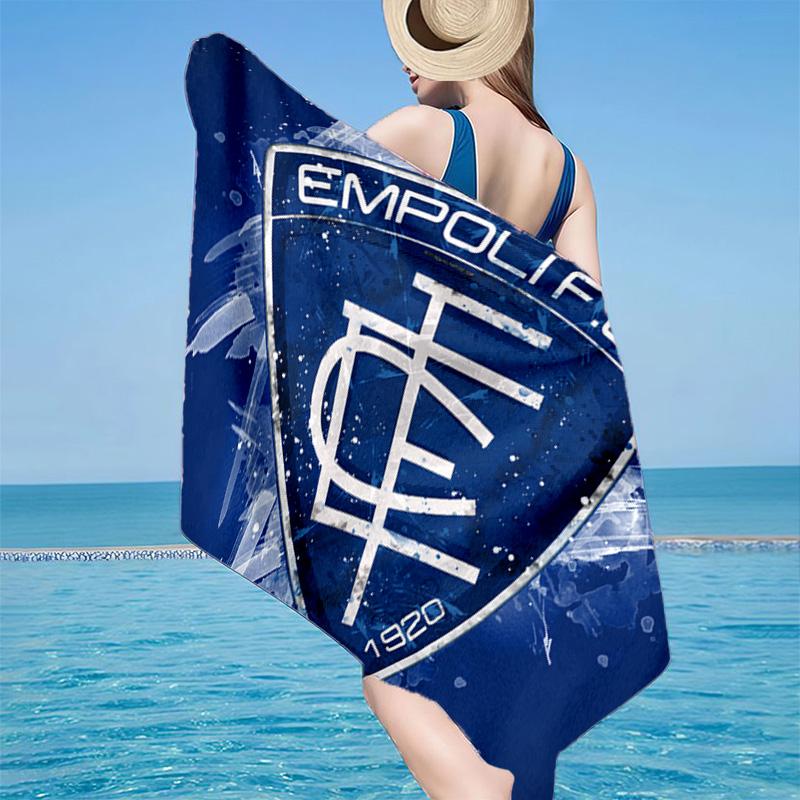 1PC Empoli Crest Design Beach Towel - Soft, Absorbent Microfiber, Lightweight, Ideal for The Beach, Parties, Travel, Camping fan gifts