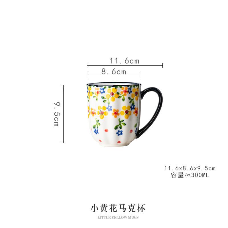 Dishes and Dishes Set Household Ceramic Tableware Creative Plates Vegetable Plates Rice Bowls Binaural Plates Soup Bowls Noodle Bowls