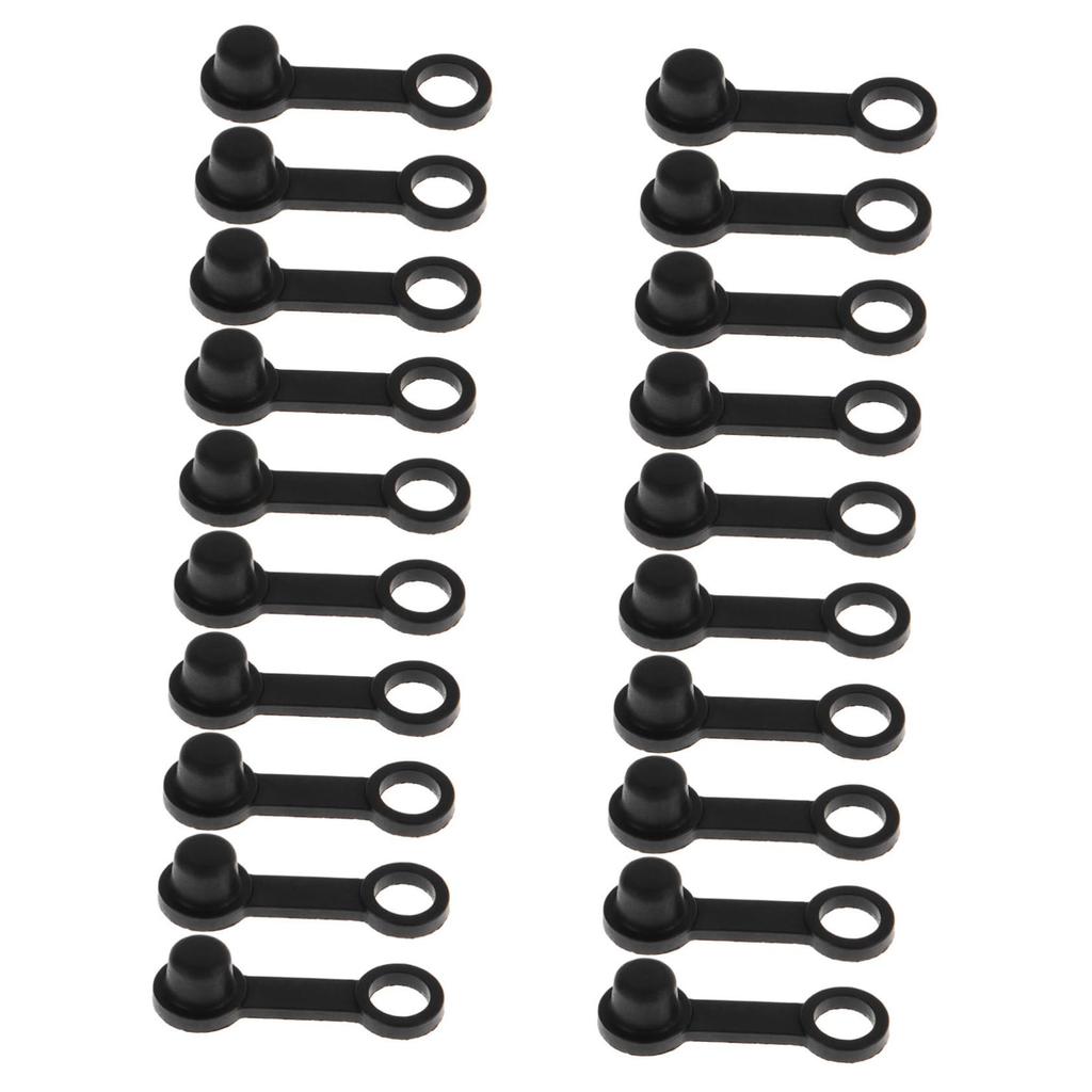 TINEASUR 60pcs Brake Nuts Rubber Brake Bleeder Cap Brake Bleeder Cap Auto Rake Bleeder