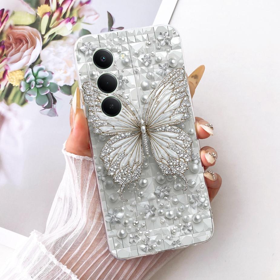 For Xiaomi Redmi 15 4G Case Redmi15 5G Beautiful Butterfly Painted Cover Soft Slim Phone Case For Xiaomi Redmi 15 5G Fundas Bags