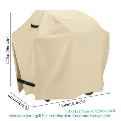 Capa Impermeável para Churrasqueira 420D Tecido Oxford, Capa de Poeira para Fogão de Churrasqueira para Todas as Estações para Móveis de Pátio Externo