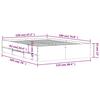 VidaXL Bed Frames and Drawers Sonoma Grey 120x190 Cm Engineered Wood 3207320