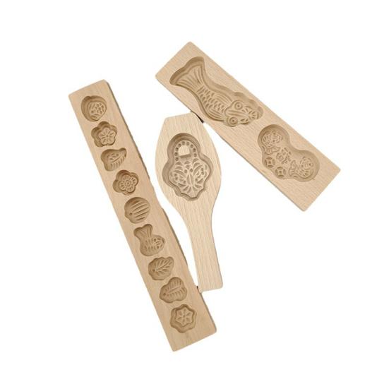 Vzorované vykrajovátka na cukroví potravinářská kvalita Bez BPA Čokoládový dýňový koláč s hladkým okrajem embosovací forma Kuchyňské doplňky