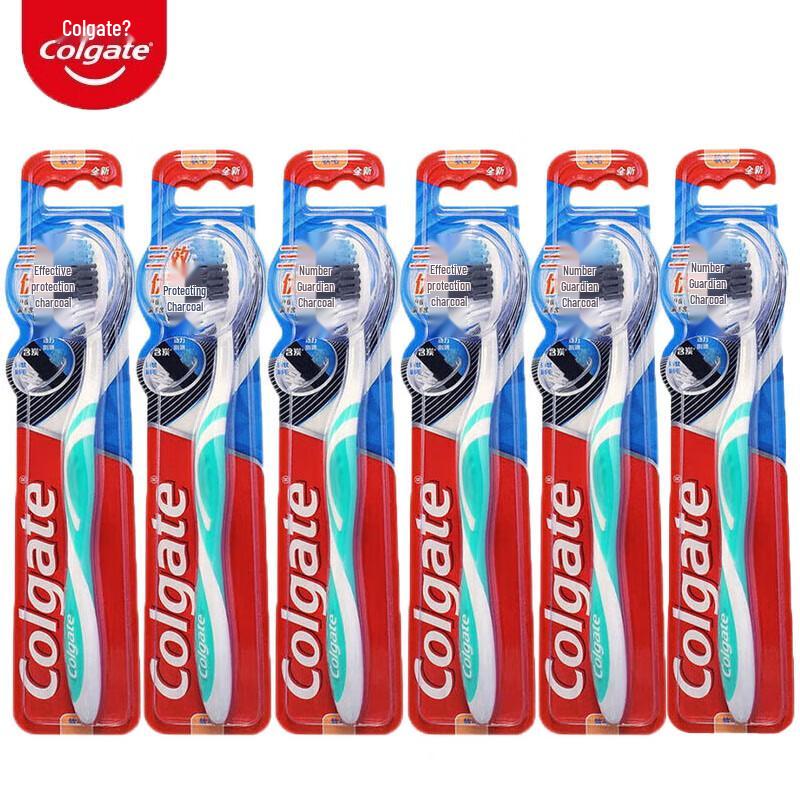 

Colgate Triple Action Soft Bristle Toothbrushes - 6 Pack