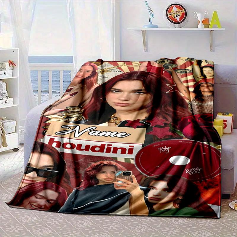 Custom Name Fashionable Ayli-va Blanket Bed Sofa Blanket Flannel Blanket for Camping, Hiking, Picnic Essentials,gift for Family and Friends