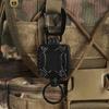 Retractable Keychain Heavy Duty Badge Holder Reel with Belt Clip 23'' Steel Wire Cord Heavy Duty Carabiner Key Holder
