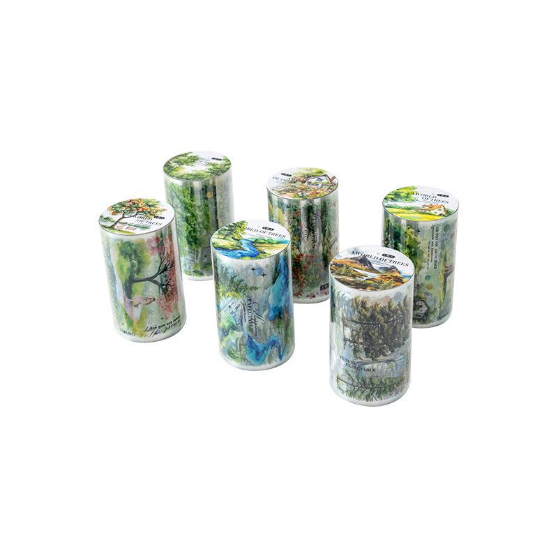 Ketchup Plant Landscaping Tape: Fresh, Cute, PET Material for Children's DIY Collage and Journaling.